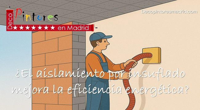 El aislamiento por insuflado mejora la eficiencia energética